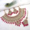 Attractive Designer Handmade Polki Necklace Set  