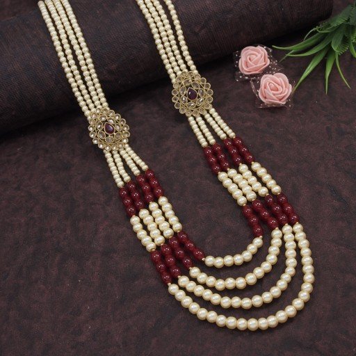 Beautiful With Designer Stone Work Dulha Mala  