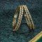 Beautiful Ad Stone With Reverse Ad Work Polki Bangles