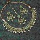 Attractive With Traditional Work Polki Necklace Set Decorated With Reverse Ad