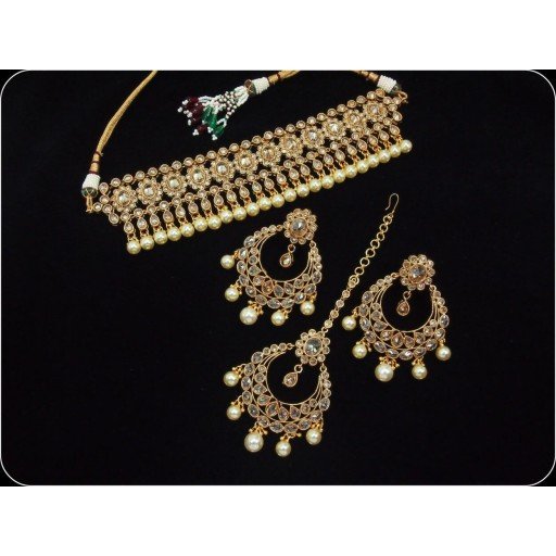 Beautiful Ethnic Work Polki Necklace