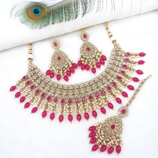 Radiant Polki Necklace Set  