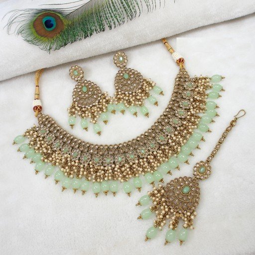 Alluring Polki Necklace Set  