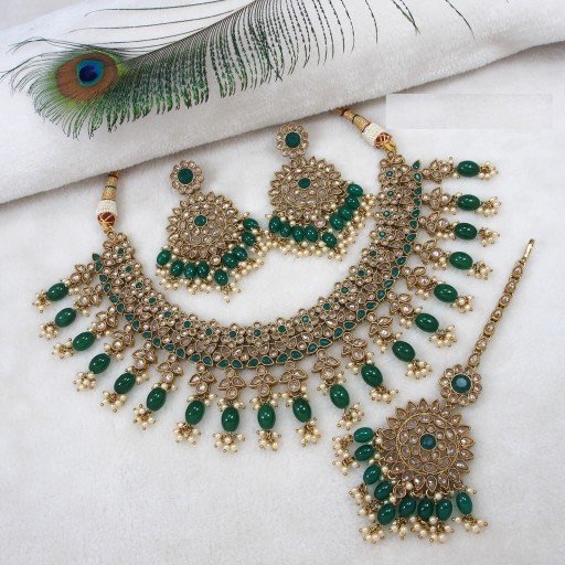 Antique Polki Necklace Set  