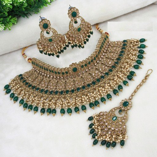 Beautiful Polki Necklace Set  