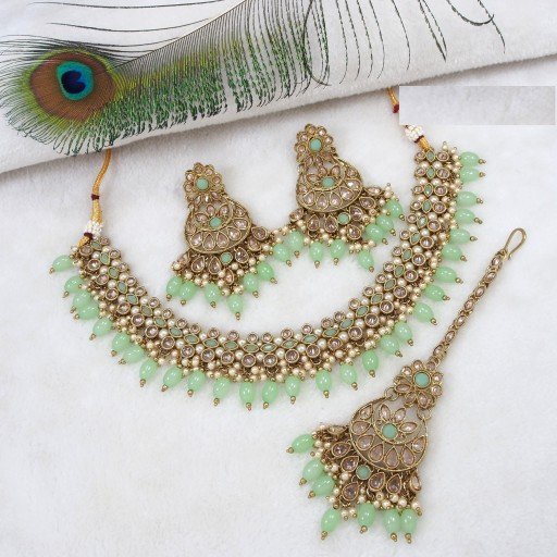 Charismatic Polki Necklace Set  