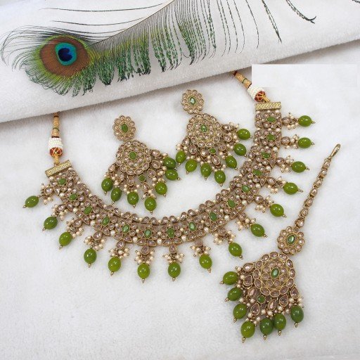 Exclusive Polki Necklace Set  