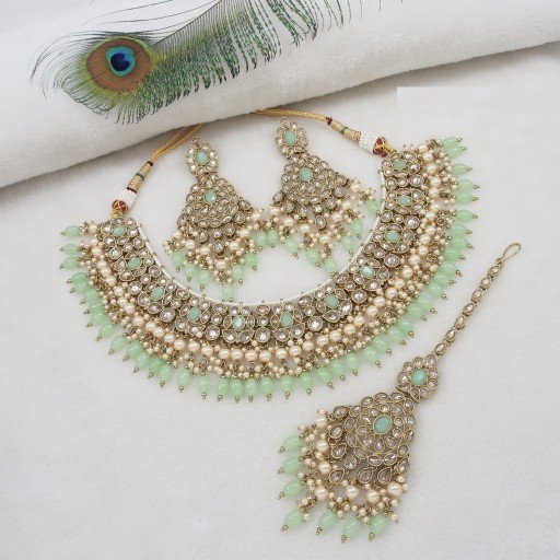 Magnificent Polki Necklace Set  