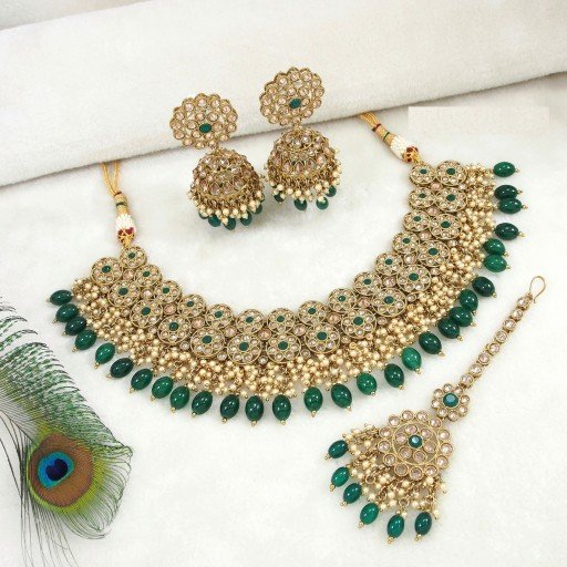 Pleasant Polki Necklace Set  