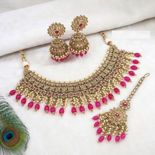 Radiant Polki Necklace Set  