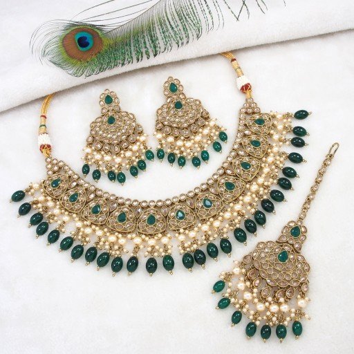 Antique Polki Necklace Set  