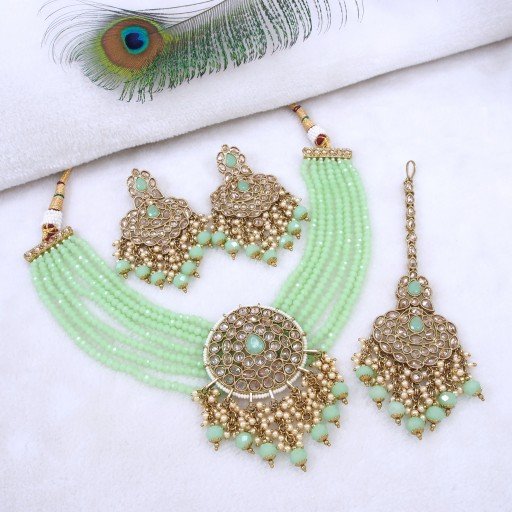 Antique Polki Necklace Set  