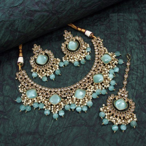 Antique Polki Necklace Set  