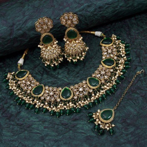 Elegant Polki Necklace Set  