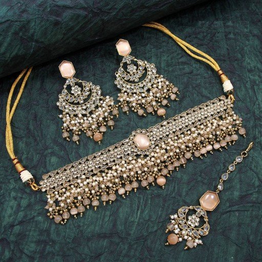 Radiant Polki Necklace Set  