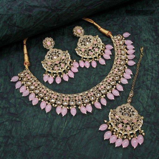 Alluring Polki Necklace Set  