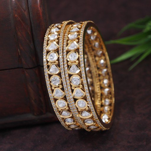 Exclusive Real Kundan Bangles  