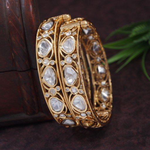 Fascinating Real Kundan Bangles  