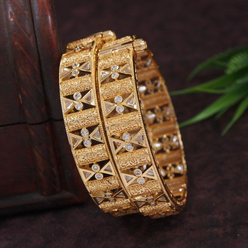 Alluring Real Kundan Bangles  