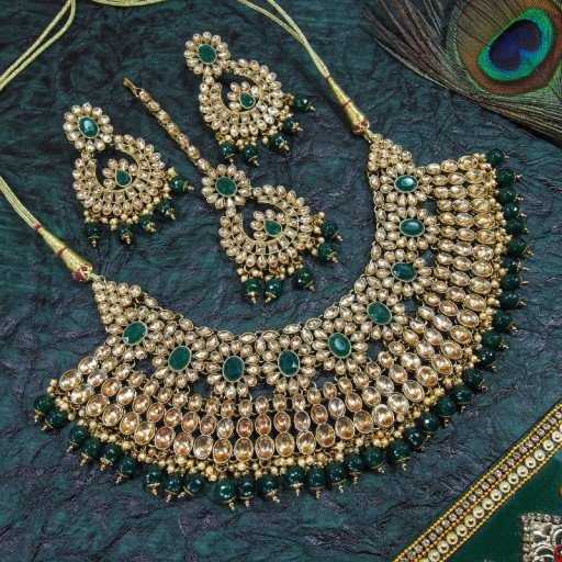 AD Kundan Necklace Set