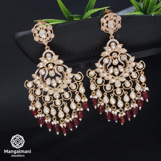 Real Kundan Earrings