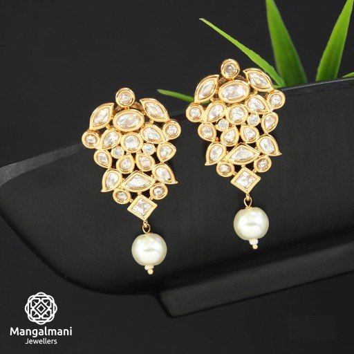 Real Kundan Studs