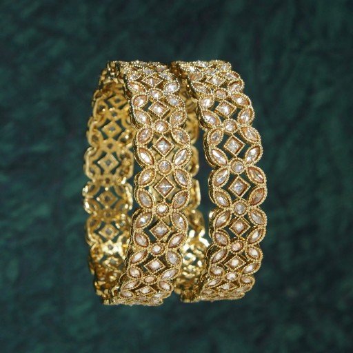 Engaging Polki Bangles