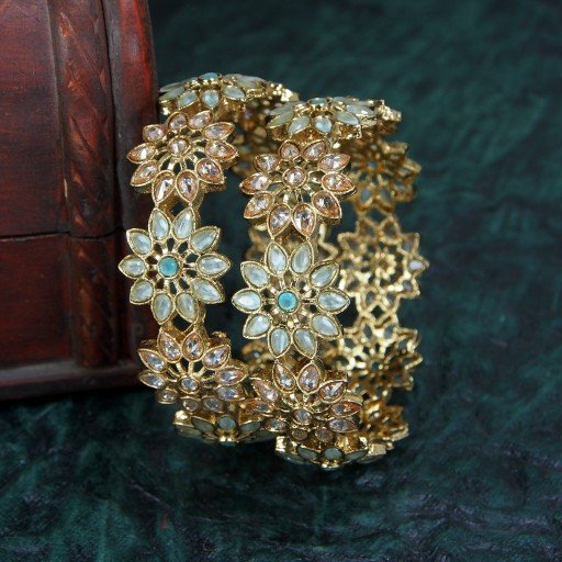 Stylish Polki Bangles
