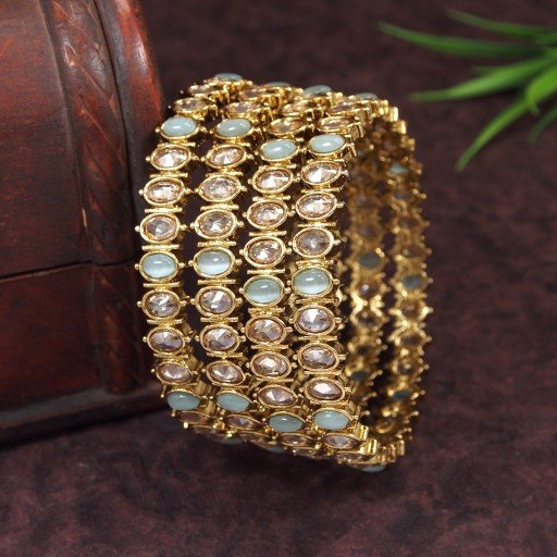Elegant Polki Bangles