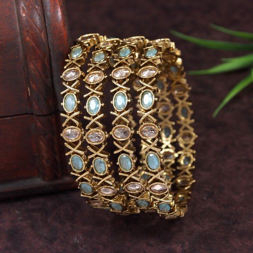 Stunning Polki Bangles