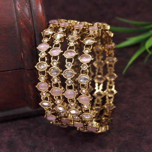 Alluring Polki Bangles
