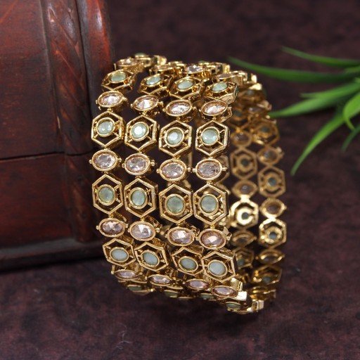 Attractive Polki Bangles