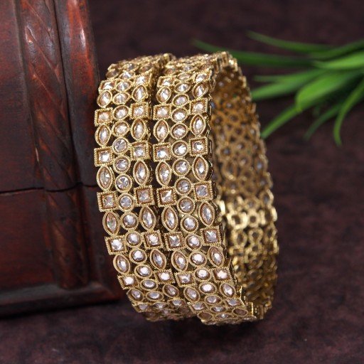 Glamorous Polki Bangles