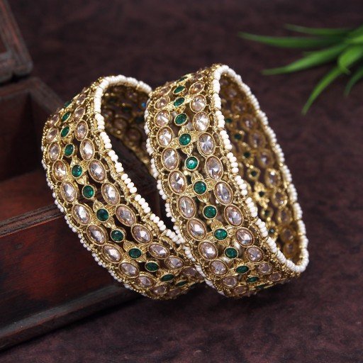 Antique Polki Bangles