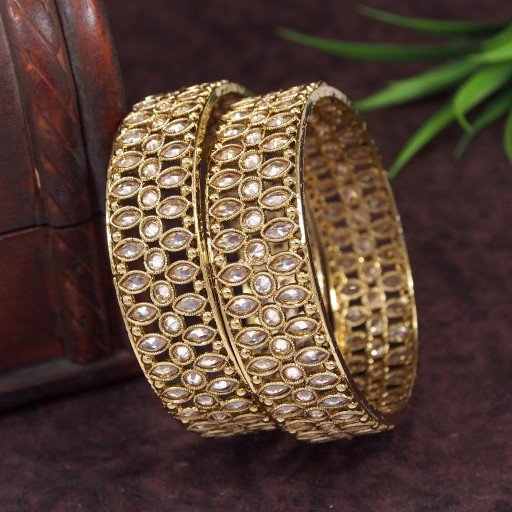 Captivating Polki Bangles