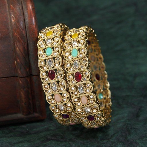 Ravishing Polki Bangles