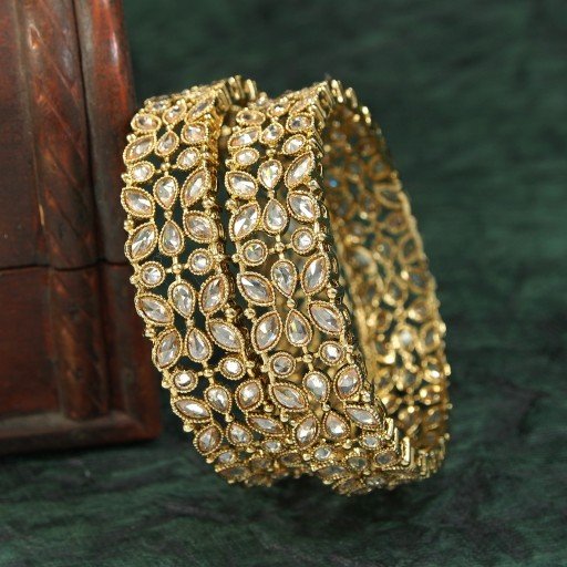 Stunning Polki Bangles