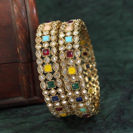 Stylish Polki Bangles