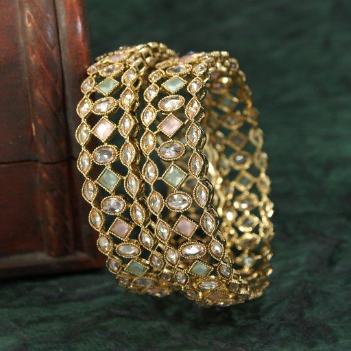 Antique Polki Bangles