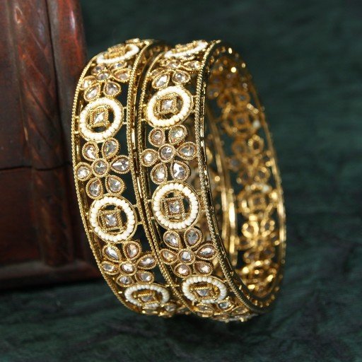 Stylish Polki Bangles