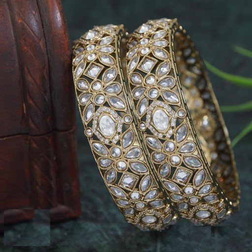 Stunning Polki Bangles