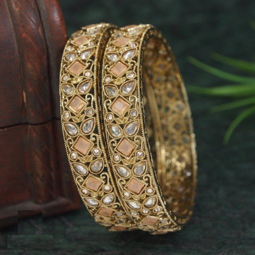 Antique Polki Bangles