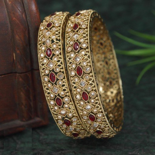 Attractive Polki Bangles