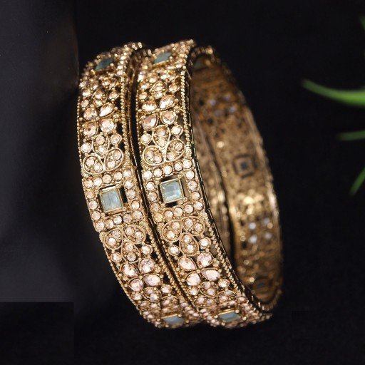 Prepossessing Polki Bangles