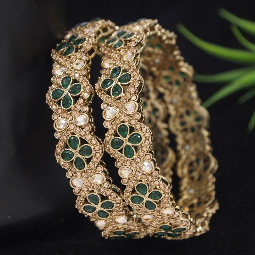Stunning Polki Bangles