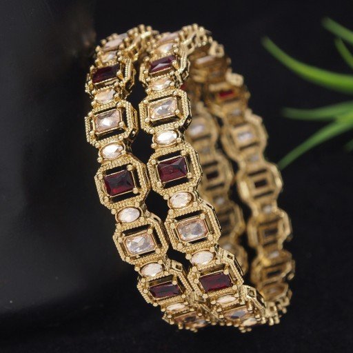 Stylish Polki Bangles