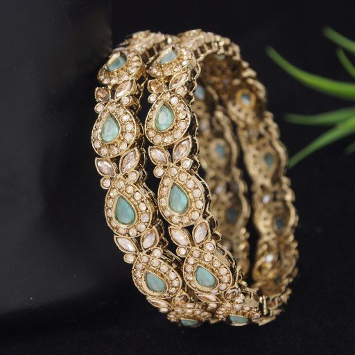 Antique Polki Bangles