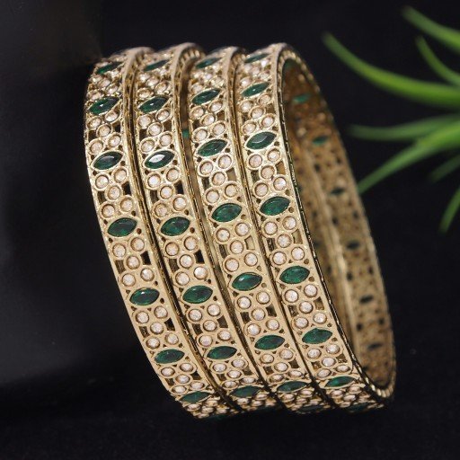 Elegant Polki Bangles