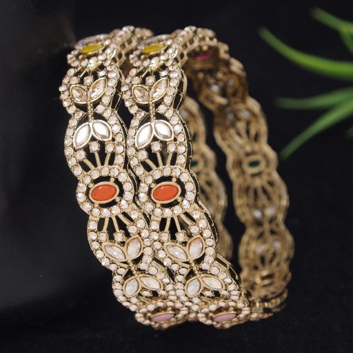 Stunning Polki Bangles