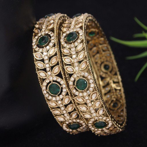 Alluring Polki Bangles